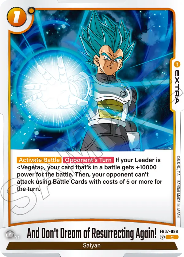 And Don't Dream of Resurrecting Again!