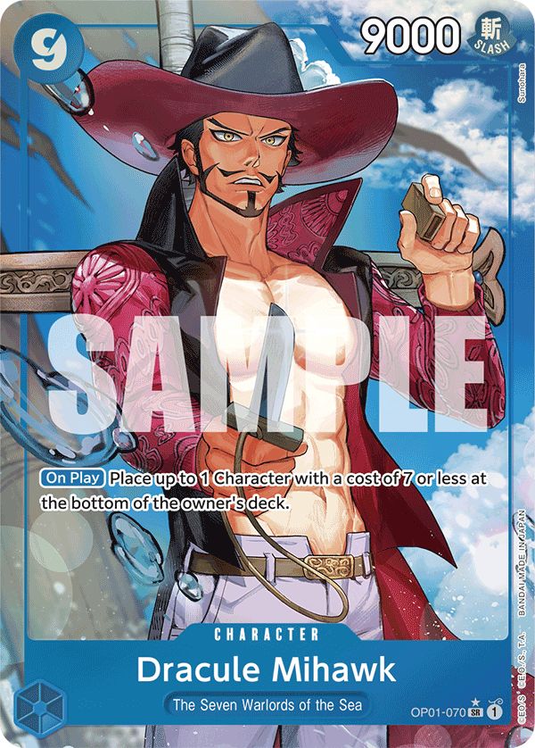 Dracule Mihawk (OP01-070) (Alternate Art) - OP01-070_p4 (JP)