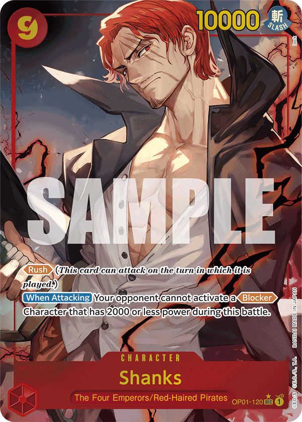 Shanks (OP01-120) (Alternate Art) - OP01-120_p5 (JP)