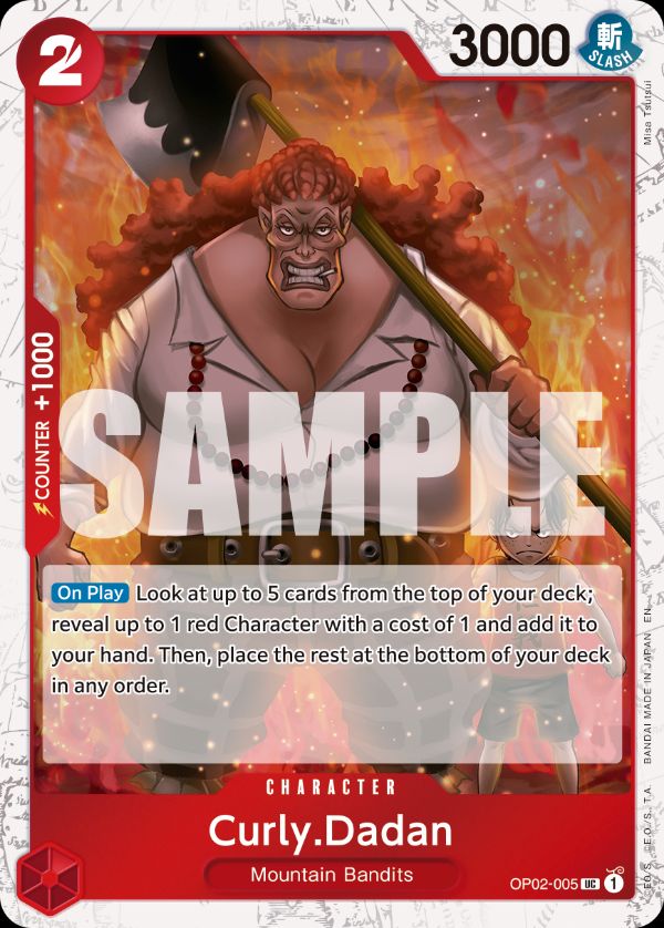 Curly.Dadan (Pirate Foil) - OP02-005_p1 (JP)