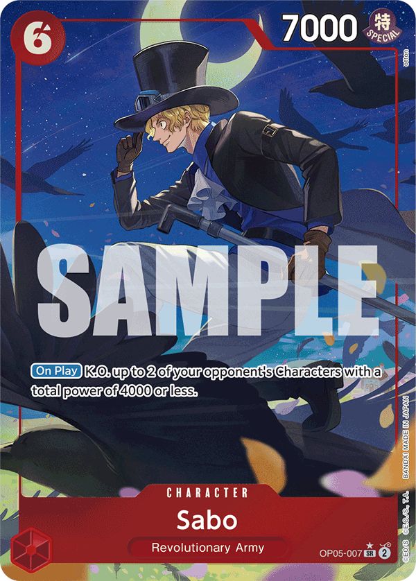 Sabo (OP05-007) (Alternate Art) - OP05-007_p3 (JP)