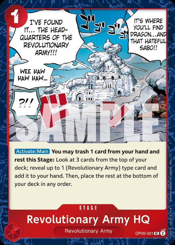 Revolutionary Army HQ (Pirate Foil) - OP05-021_p1 (JP)