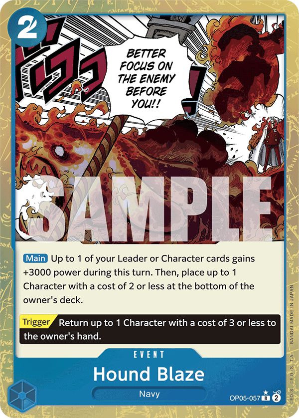 Hound Blaze (Textured Foil) - OP05-057_p3 (JP)