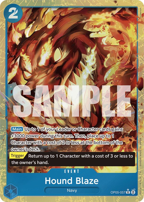 Hound Blaze (Alternate Art) - OP05-057_p4 (JP)
