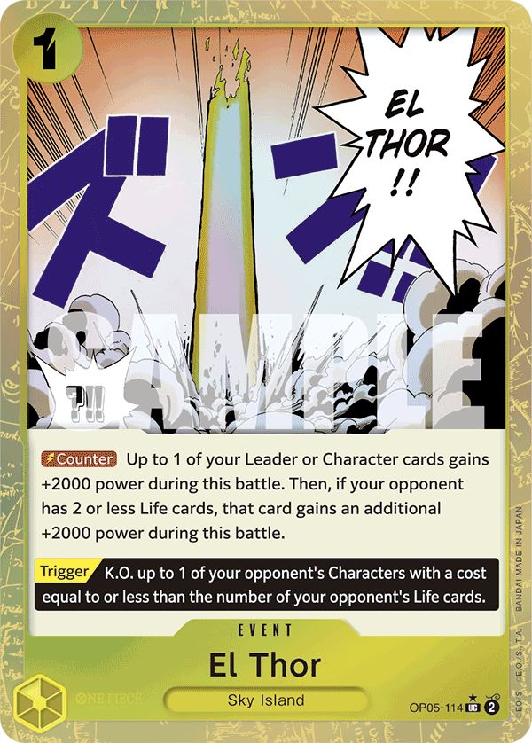 El Thor (Textured Foil) - OP05-114_p3 (JP)