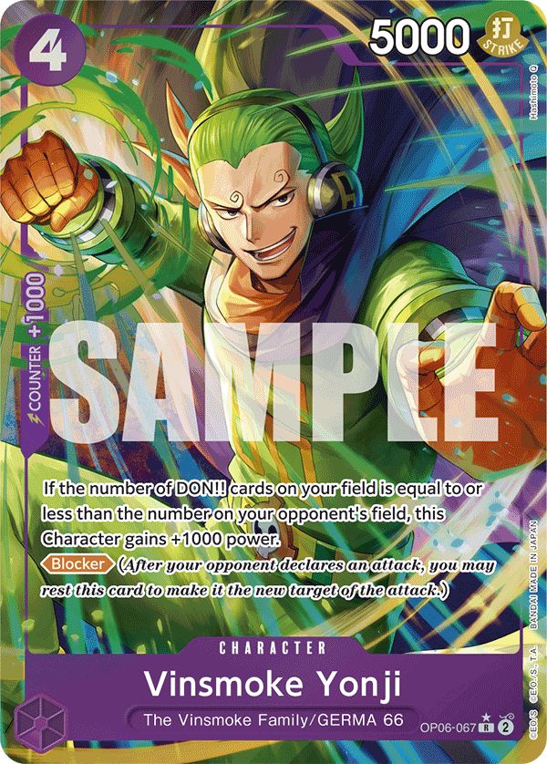 Vinsmoke Yonji (OP06-067) (Alternate Art) - OP06-067_p4 (JP)