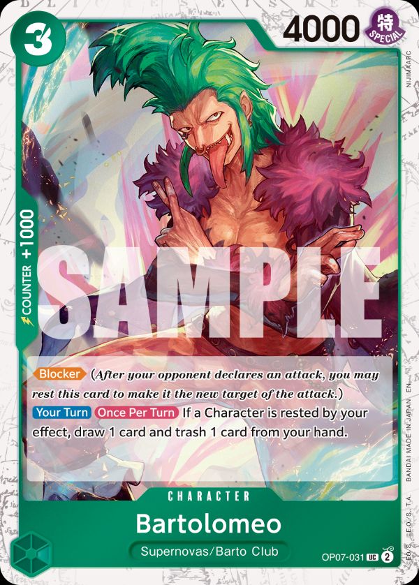 Bartolomeo (Pirate Foil) - OP07-031_p1 (JP)