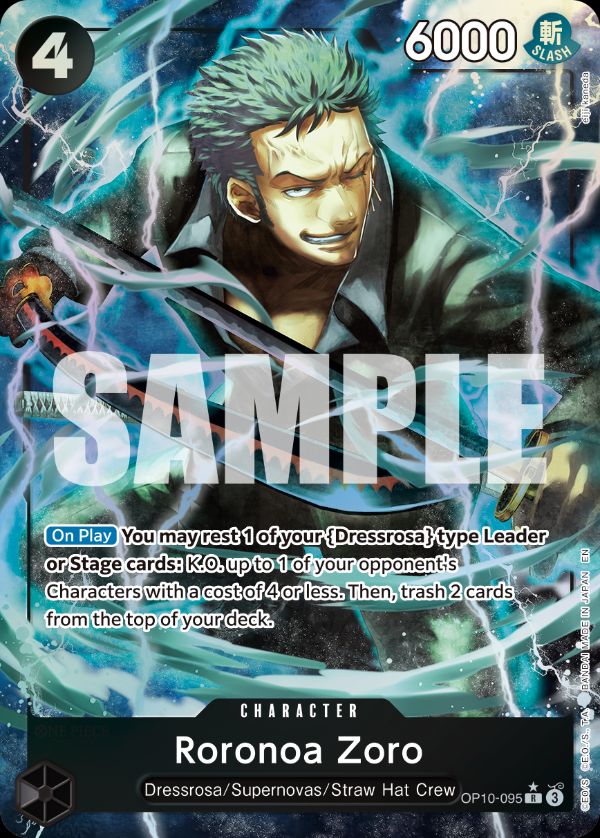 Roronoa Zoro - OP10-095 (Alternate Art) - OP10-095_p1 (JP)