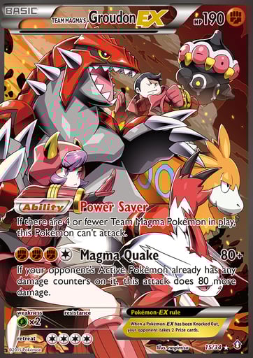 Team Magma's Groudon-EX