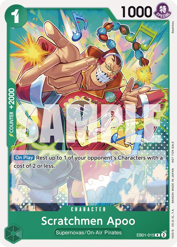 Scratchmen Apoo - EB01-015 (Alternate Art)