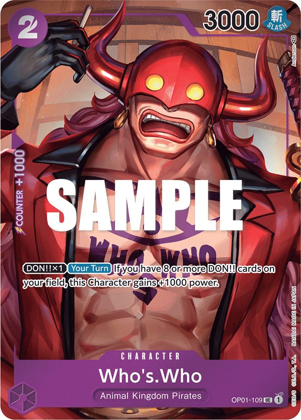 Who's.Who (Box Topper)