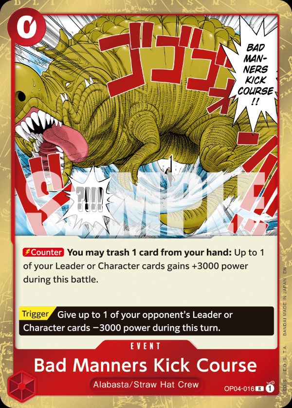 Bad Manners Kick Course (Reprint)