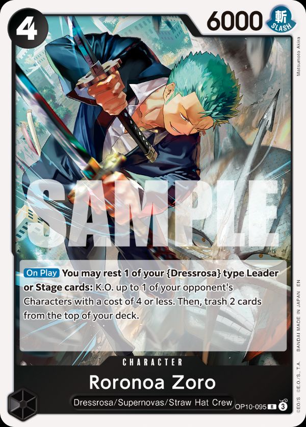 Roronoa Zoro - OP10-095 (Reprint)