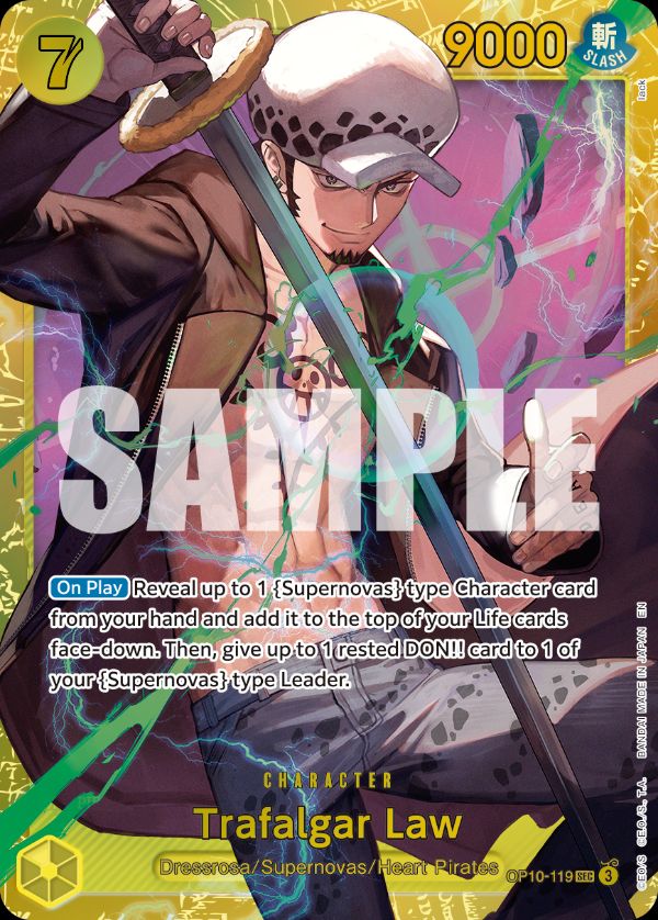 Trafalgar Law - OP10-119 (Reprint)