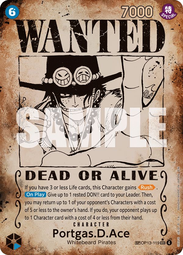 Portgas.D.Ace (119) (Wanted Poster)