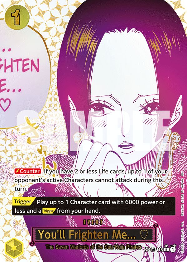 You'll Frighten Me... (Alternate Art)