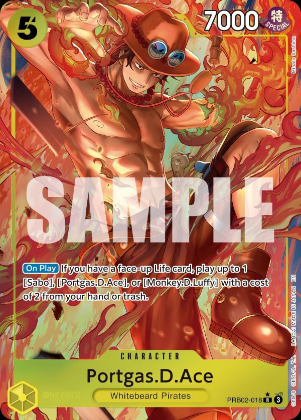 Portgas.D.Ace - PRB02-018 (Alternate Art)