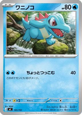 Totodile - 165/742 (Mirror Holo)