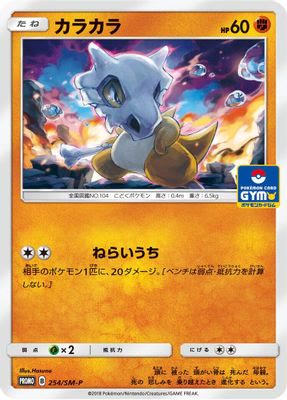 Cubone - 254/SM-P