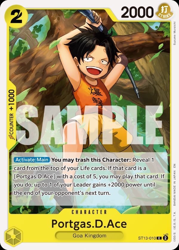 Portgas.D.Ace - ST13-010 (Reprint)