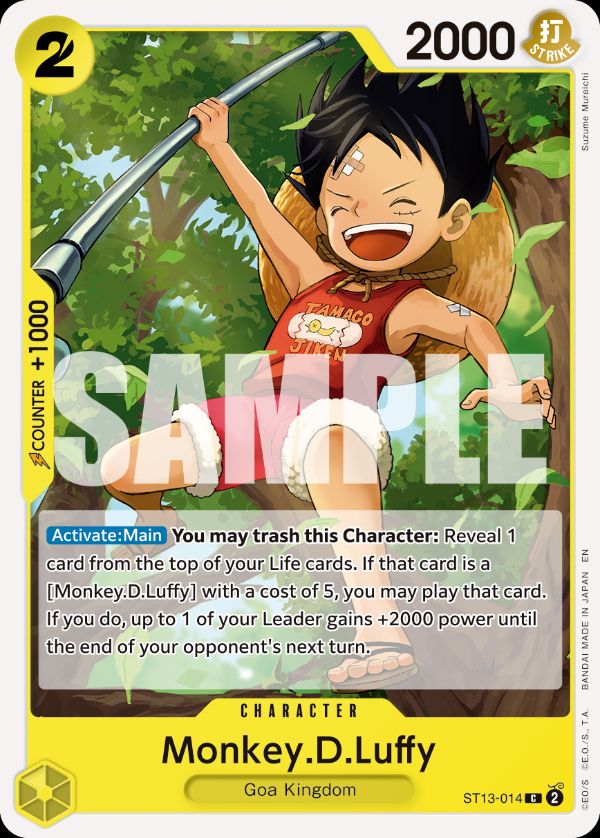 Monkey.D.Luffy - ST13-014 (Reprint)
