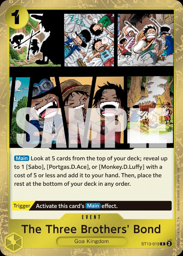 The Three Brothers' Bond (Pirate Foil)