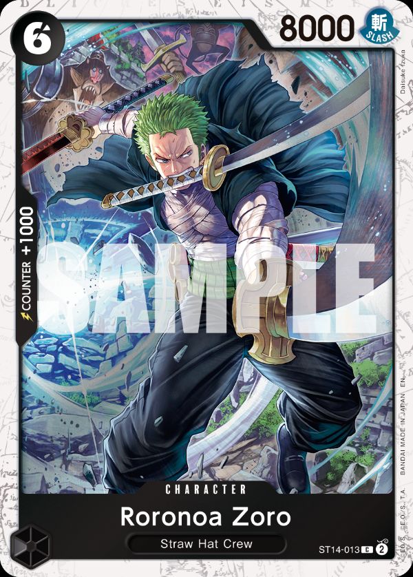 Roronoa Zoro - ST14-013 (Pirate Foil)