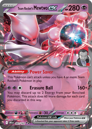 Team Rocket's Mewtwo ex