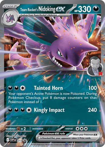 Team Rocket's Nidoking ex
