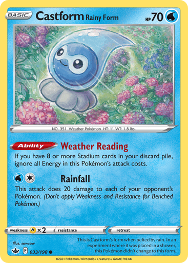 Castform Rainy Form