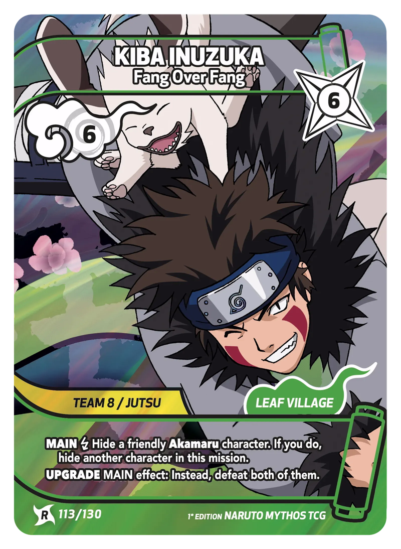 Kiba Inuzuka - Fang Over Fang