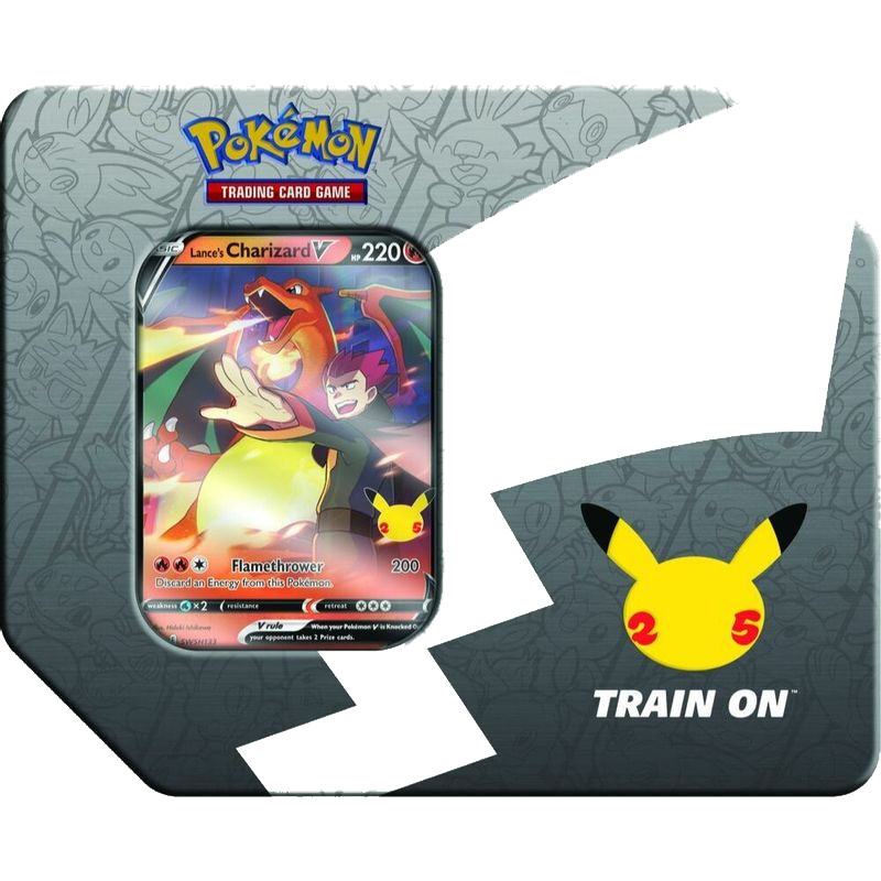 Pokemon Celebrations Tin [Lance's Charizard V]