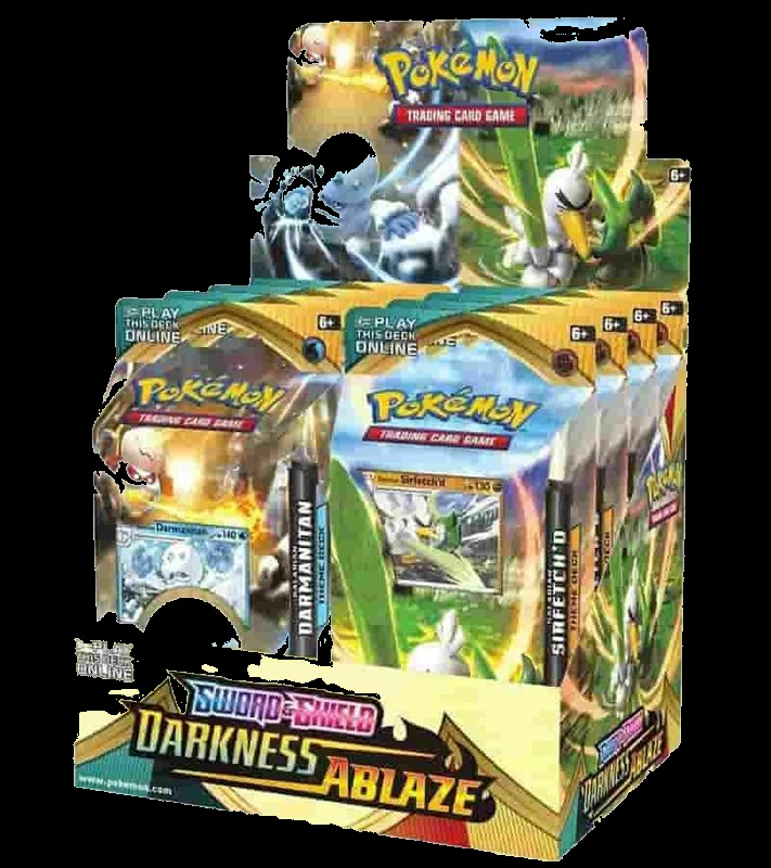 Darkness Ablaze Theme Deck Display