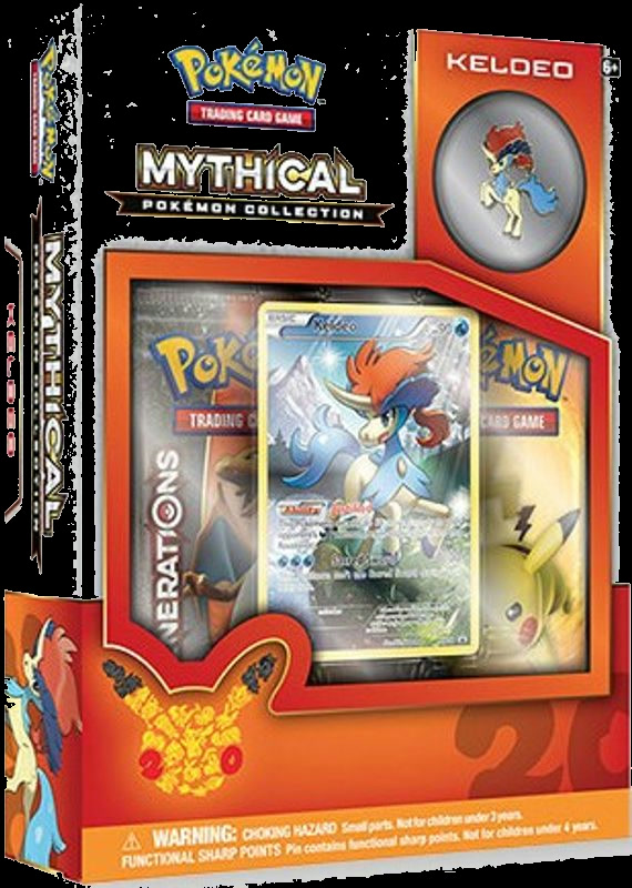 Mythical Pokemon Collection Box [Keldeo]