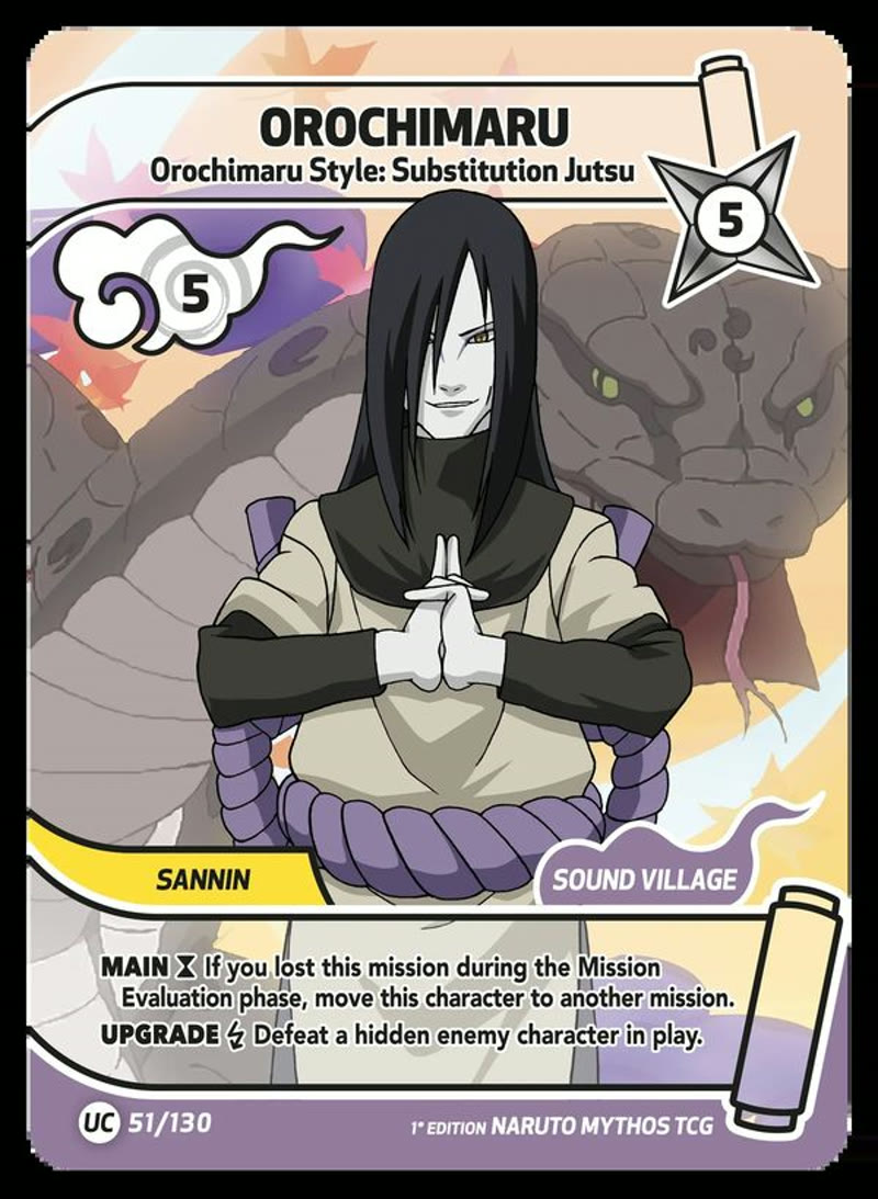 Orochimaru - Orochimaru Style: Substitution Jutsu