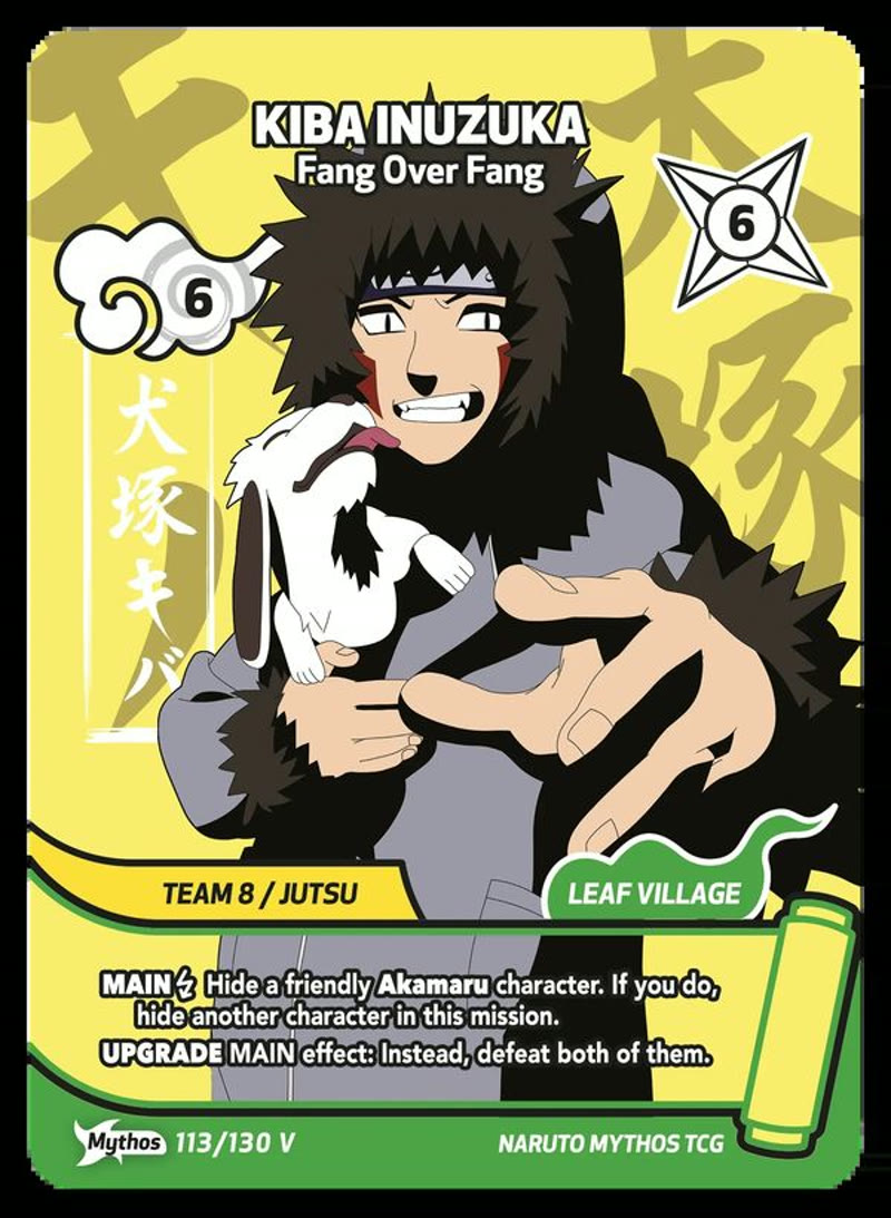Kiba Inuzuka - Fang Over Fang