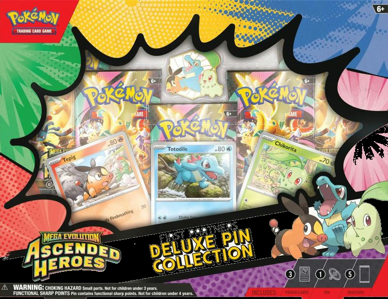 Ascended Heroes First Partners Deluxe Pin Collection