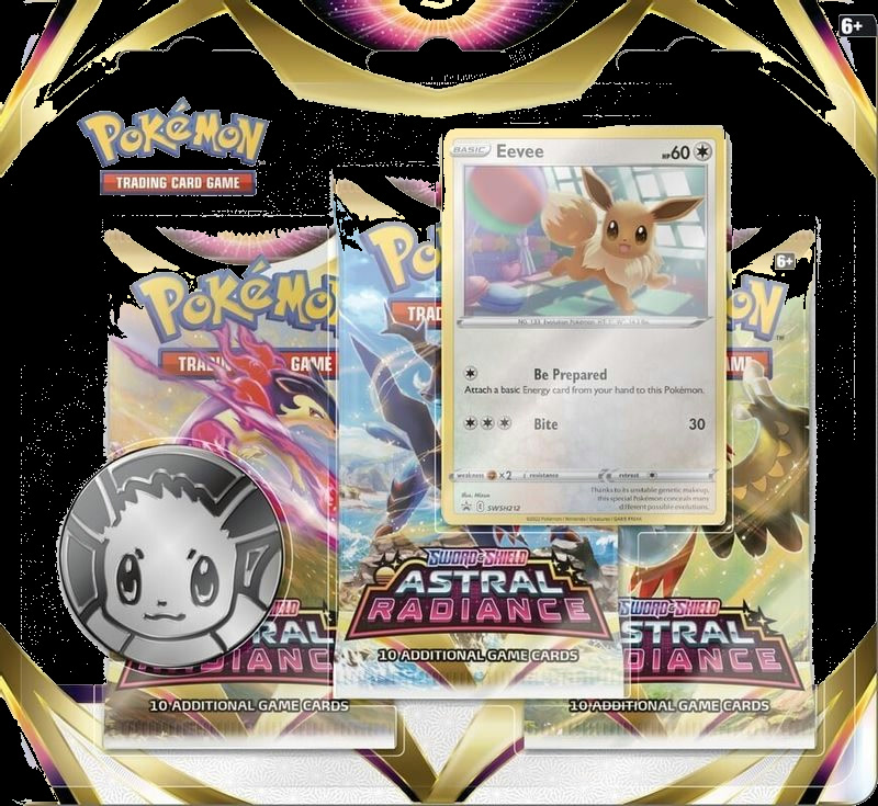 Astral Radiance 3 Pack Blister [Eevee]