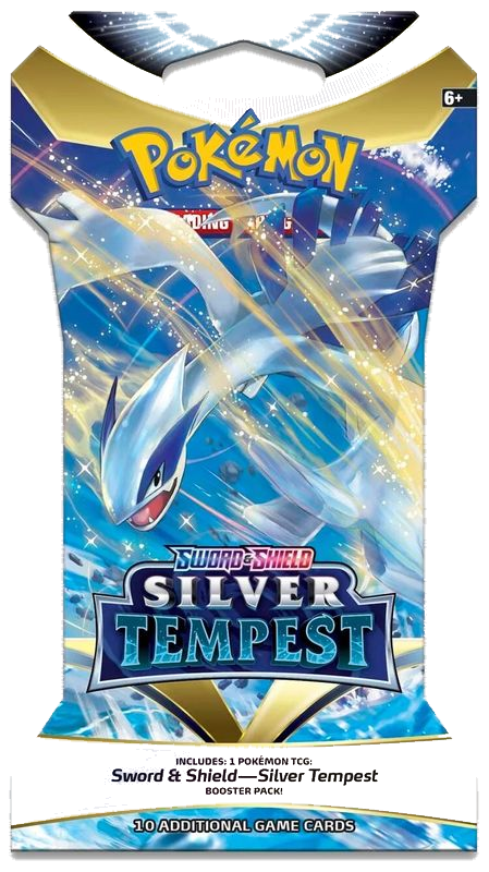 Silver Tempest Sleeved Booster Pack