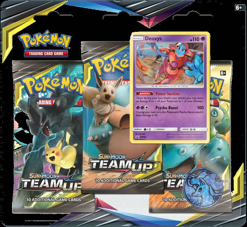 Team Up 3 Pack Blister [Deoxys]