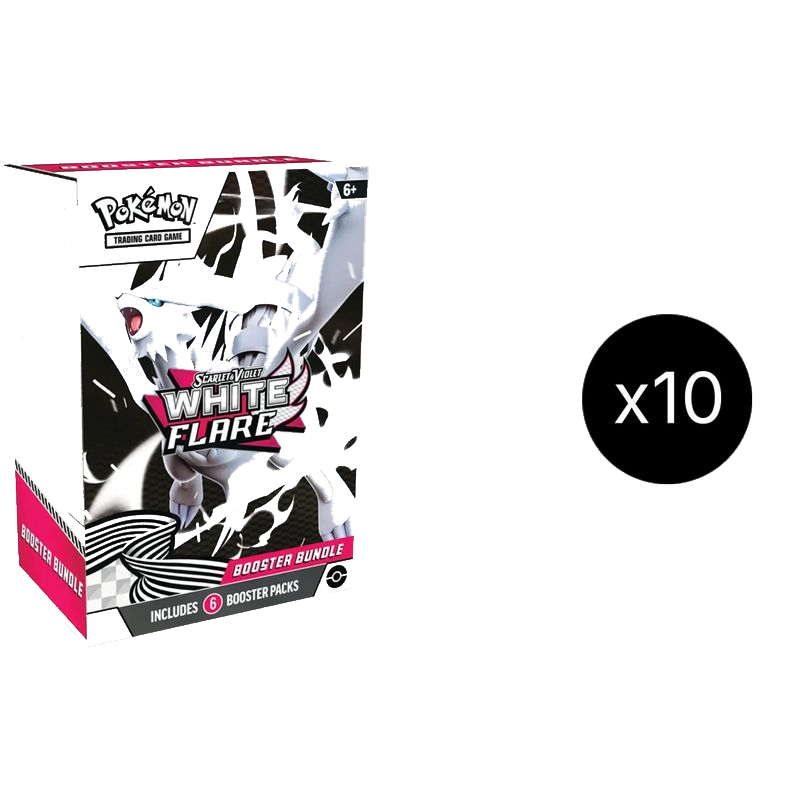 White Flare Booster Bundle Display