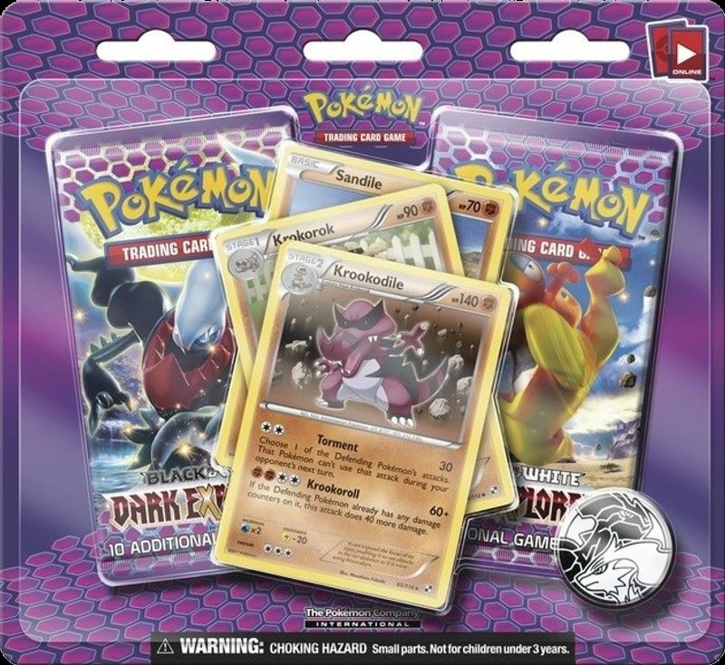 Dark Explorers 3 Pack Blister [Krookodile]
