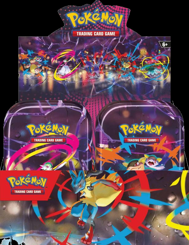 Mega Heroes Mini Tin Display