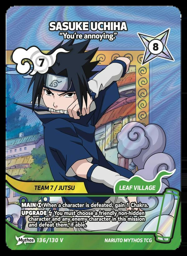 Sasuke Uchiha - “You’re annoying.”