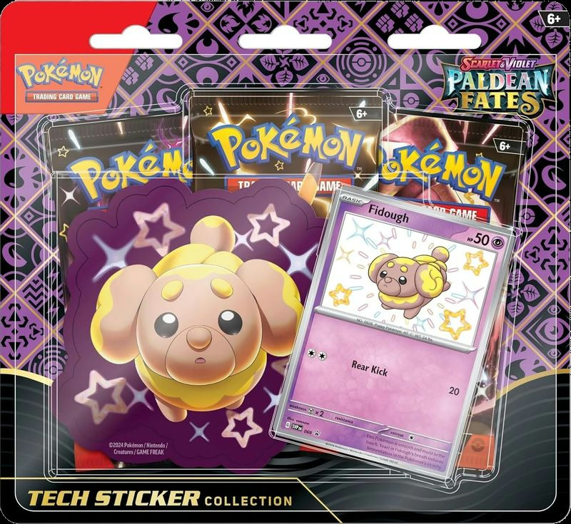 Paldean Fates Tech Sticker Collection [Fidough]