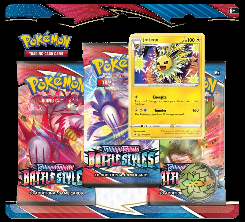 Battle Styles 3 Pack Blister [Jolteon]