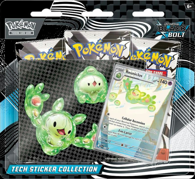 Black Bolt Tech Sticker Collection