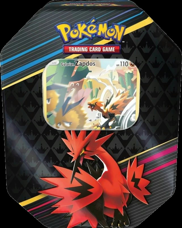 Crown Zenith Tin [Galarian Zapdos] (International Version)