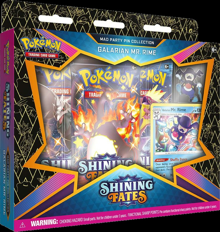 Shining Fates Mad Party Pin Collection [Galarian Mr. Rime]