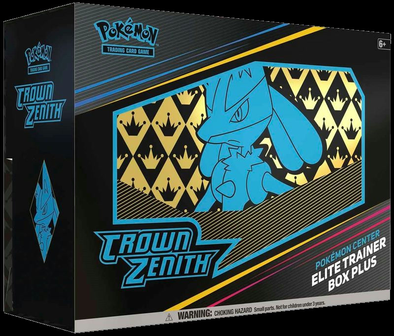 Crown Zenith Pokemon Center Elite Trainer Box Plus